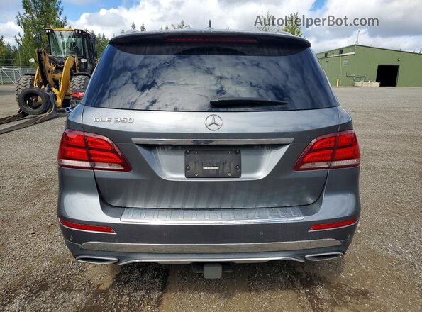 4JGDA5JBXJB127044 2018 MERCEDES-BENZ GLE Gray უკანა ხედი