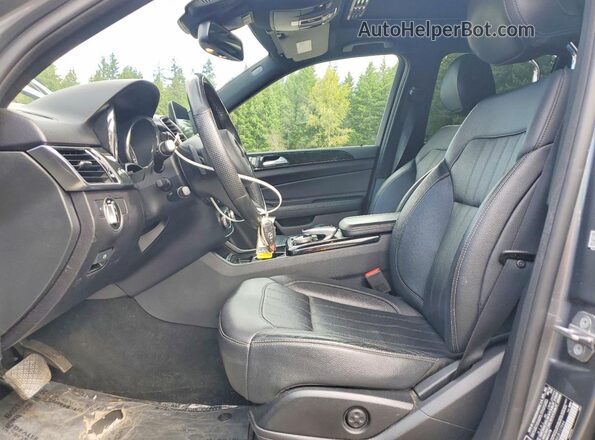 4JGDA5JBXJB127044 2018 MERCEDES-BENZ GLE Gray წინა სალონის ხედი