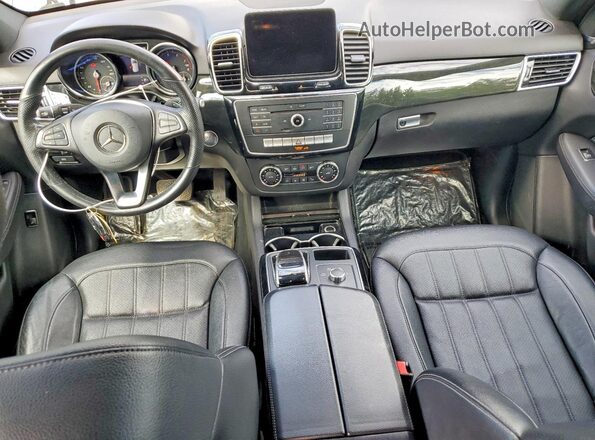 4JGDA5JBXJB127044 2018 MERCEDES-BENZ GLE Gray წინა პანელის ხედი