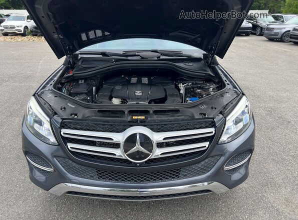 4JGDA6DB3GA598873 2016 MERCEDES-BENZ GLE Gray წინა პანელის ხედი