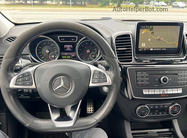 4JGDA6DB3GA598873 2016 MERCEDES-BENZ GLE Gray წინა სალონის ხედი