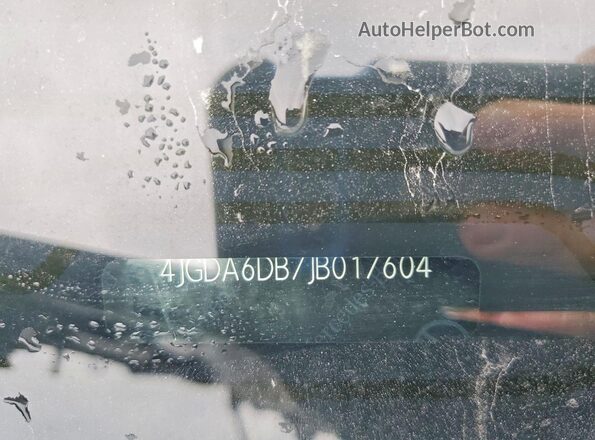 4JGDA6DB7JB017604 2018 MERCEDES-BENZ GLE Black VIN კოდის სტიკერის ხედი