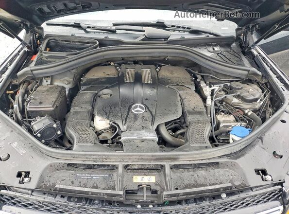 4JGDA6DB7JB017604 2018 MERCEDES-BENZ GLE Black ძრავის განყოფილების ხედი