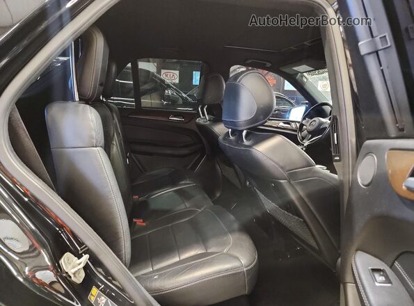 4JGDA6EB1HA963258 2017 MERCEDES-BENZ GLE Black Vista interior trasera