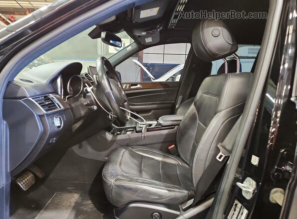 4JGDA6EB1HA963258 2017 MERCEDES-BENZ GLE Black Vista interior delantera