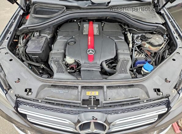 4JGDA6EB1JB032212 2018 MERCEDES-BENZ GLE Black Vista del compartimento del motor