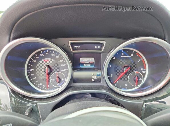 4JGDA6EB1JB032212 2018 MERCEDES-BENZ GLE Black Vista del cuadro de instrumentos