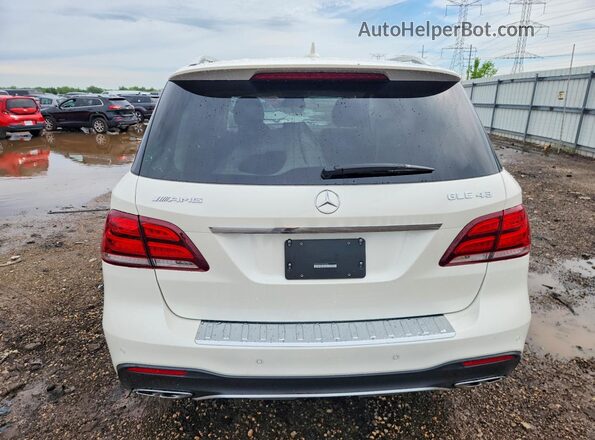 4JGDA6EB1JB098498 2018 MERCEDES-BENZ GLE Белый Вид сзади