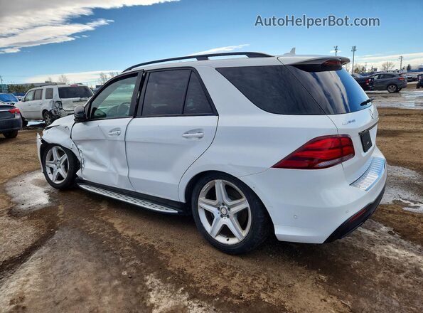 4JGDA6EB2JB120346 2018 MERCEDES-BENZ GLE White Trasero izquierdo