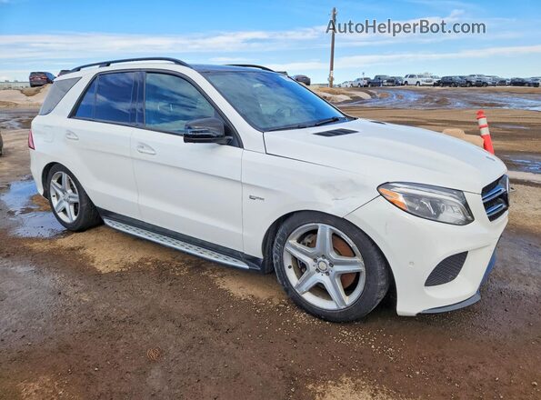 4JGDA6EB2JB120346 2018 MERCEDES-BENZ GLE White Delantero derecho