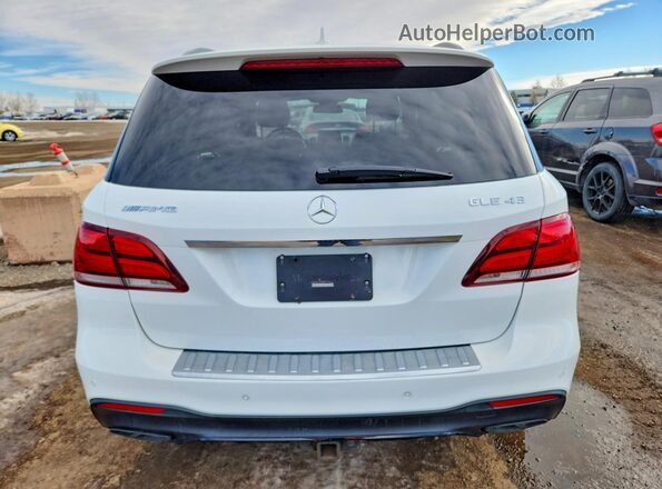 4JGDA6EB2JB120346 2018 MERCEDES-BENZ GLE White Vista trasera