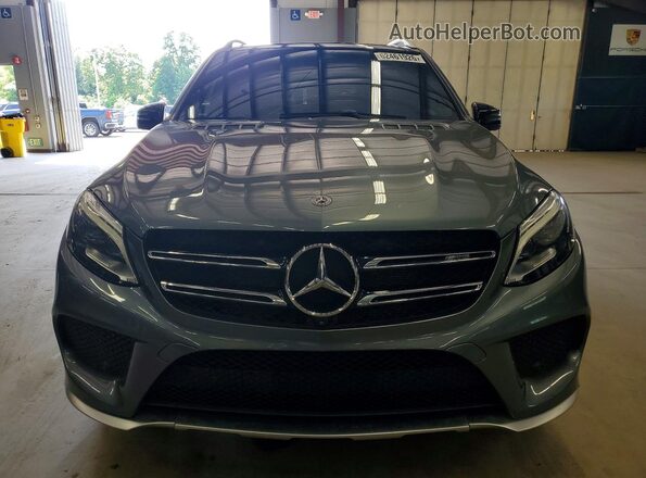 4JGDA6EB3JB176277 2018 MERCEDES-BENZ GLE Gray Widok z przodu