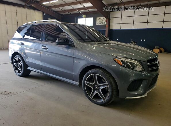 4JGDA6EB3JB176277 2018 MERCEDES-BENZ GLE Gray Przód prawy