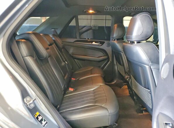 4JGDA6EB3JB176277 2018 MERCEDES-BENZ GLE Gray Widok wnętrza z tyłu