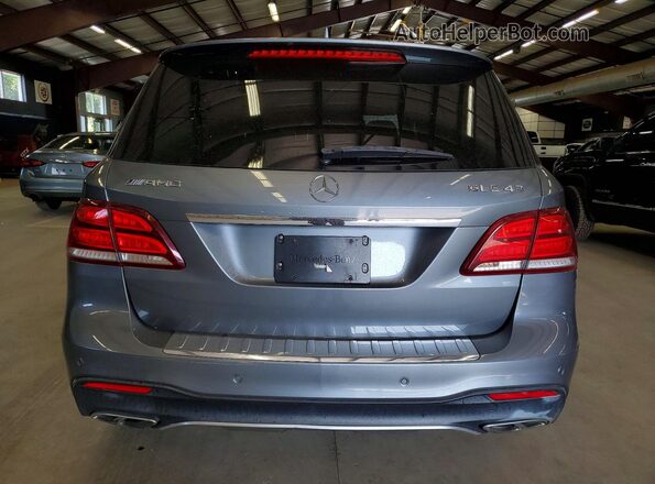 4JGDA6EB3JB176277 2018 MERCEDES-BENZ GLE Gray Widok z tyłu