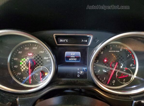4JGDA6EB3JB176277 2018 MERCEDES-BENZ GLE Gray Widok zestawu wskaźników