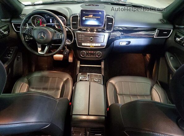 4JGDA6EB3JB176277 2018 MERCEDES-BENZ GLE Gray Widok deski rozdzielczej