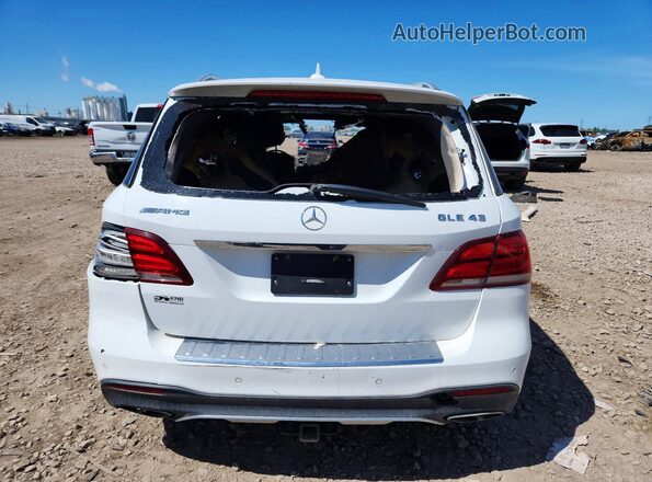 4JGDA6EB7JB036569 2018 MERCEDES-BENZ GLE White უკანა ხედი