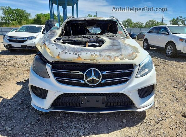 4JGDA6EB7JB036569 2018 MERCEDES-BENZ GLE White წინა ხედი