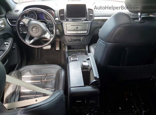 4JGDA7FBXGA697922 2016 MERCEDES-BENZ GLE Red Вид панелі приладів