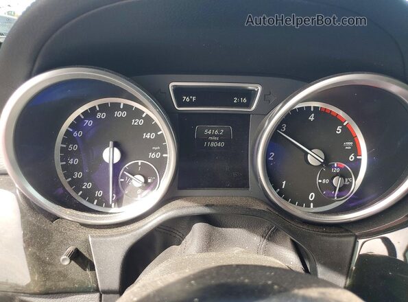 4JGDF2EE0GA686248 2016 MERCEDES-BENZ GL-CLASS Gray Սարքավորումների վահանակի տեսք
