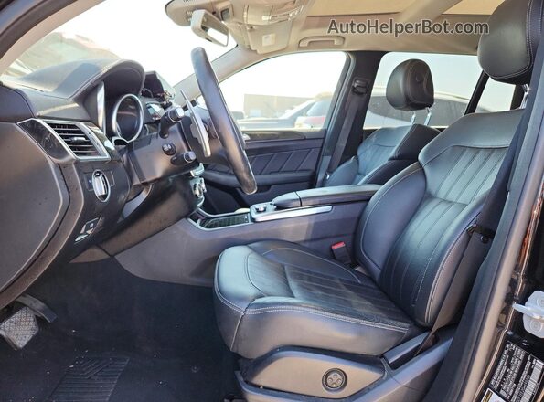 4JGDF2EE2GA695503 2016 MERCEDES-BENZ GL-CLASS Black წინა სალონის ხედი