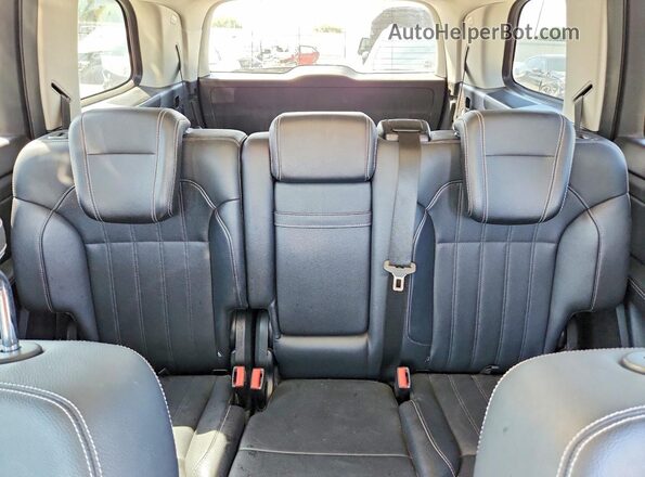 4JGDF2EE2GA695503 2016 MERCEDES-BENZ GL-CLASS Black უკანა სავარძლების ხედი