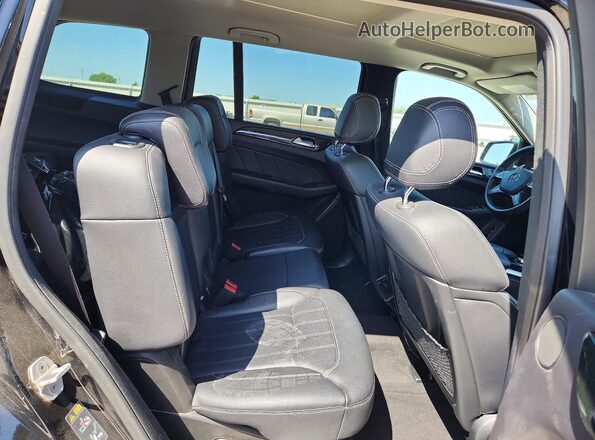 4JGDF2EE2GA695503 2016 MERCEDES-BENZ GL-CLASS Black უკანა სალონის ხედი