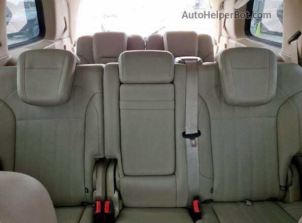 4JGDF2EE7GA670760 2016 MERCEDES-BENZ GL-CLASS Gray უკანა სავარძლების ხედი
