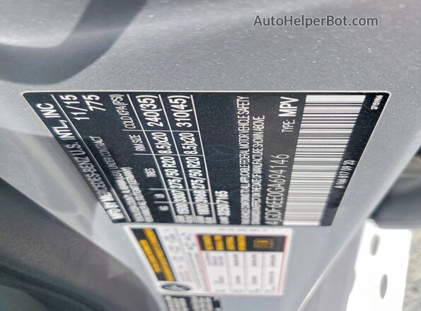 4JGDF6EE0GA694146 2016 MERCEDES-BENZ GL-CLASS Silver სალონის 360-გრადუსიანი ხედი