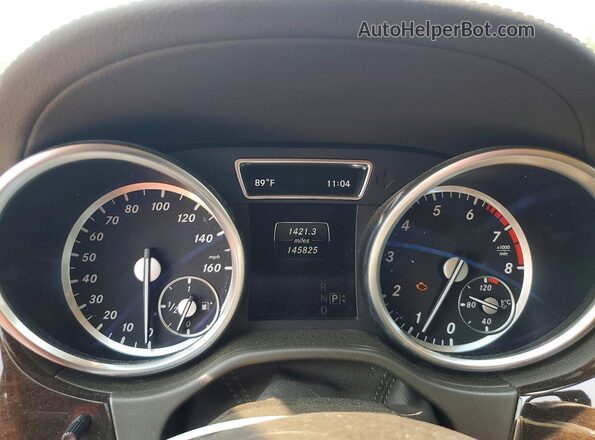 4JGDF6EE0GA697550 2016 MERCEDES-BENZ GL-CLASS Белый Вид щитка приборов