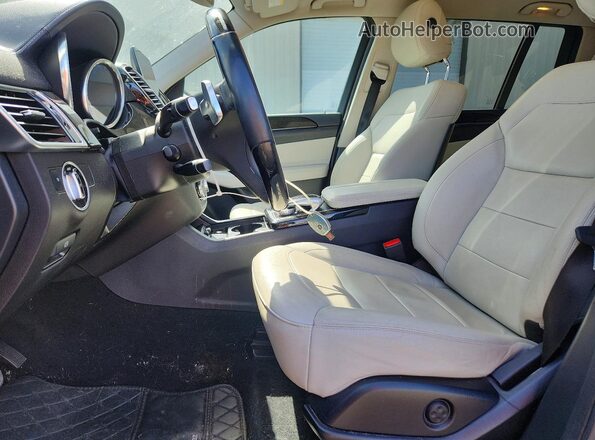 4JGDF6EE0JB036912 2018 MERCEDES-BENZ GLS Gray წინა სალონის ხედი