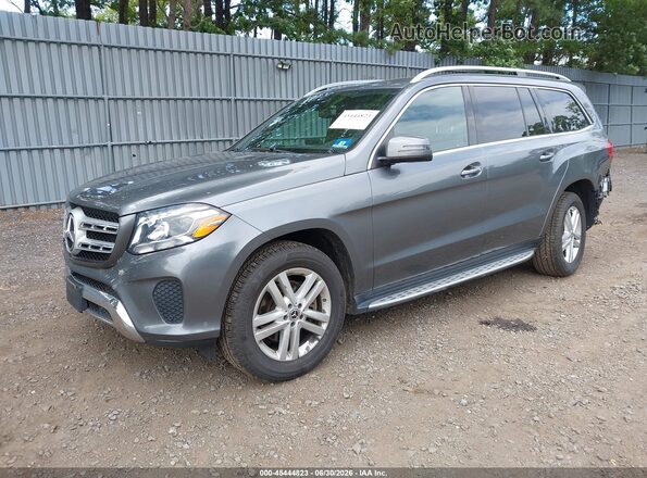 4JGDF6EE0JB149369 2018 MERCEDES-BENZ GLS 450 Gray Vista tres cuartos delantera izquierda