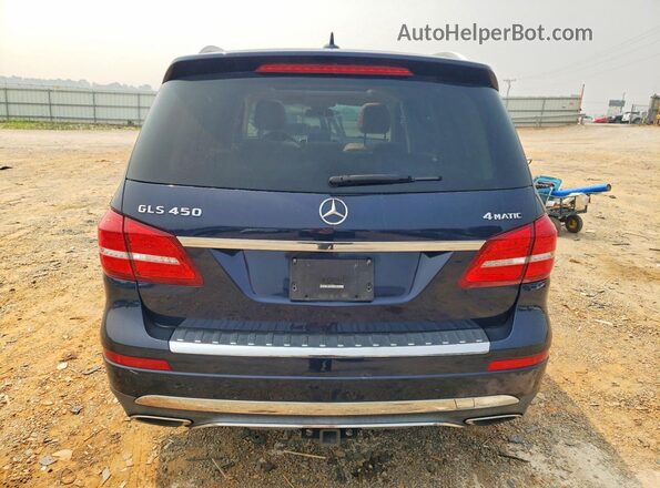4JGDF6EE1HA789512 2017 MERCEDES-BENZ GLS Blue Widok z tyłu