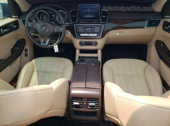 4JGDF6EE1HA789512 2017 MERCEDES-BENZ GLS Blue Widok deski rozdzielczej