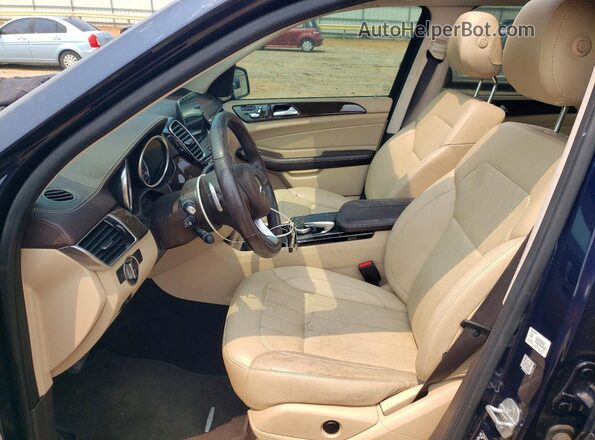 4JGDF6EE1HA789512 2017 MERCEDES-BENZ GLS Blue Widok wnętrza z przodu