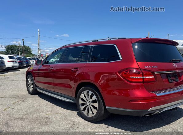 4JGDF6EE1HA790725 2017 MERCEDES-BENZ GLS Red Rear left