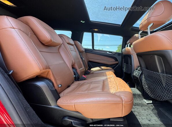 4JGDF6EE1HA790725 2017 MERCEDES-BENZ GLS Red Front view