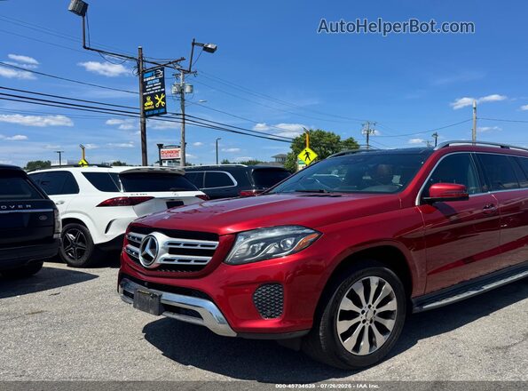 4JGDF6EE1HA790725 2017 MERCEDES-BENZ GLS Red Front left