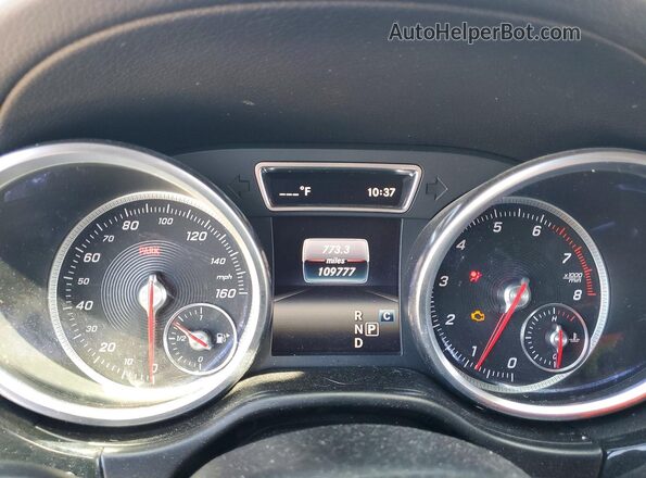 4JGDF6EE1HA875872 2017 MERCEDES-BENZ GLS White Widok zestawu wskaźników