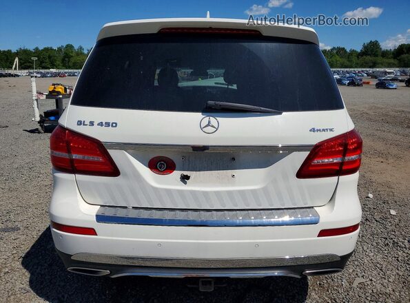 4JGDF6EE1HA875872 2017 MERCEDES-BENZ GLS White Widok z tyłu
