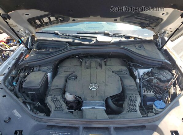 4JGDF6EE1HA892476 2017 MERCEDES-BENZ GLS Silver Widok komory silnika
