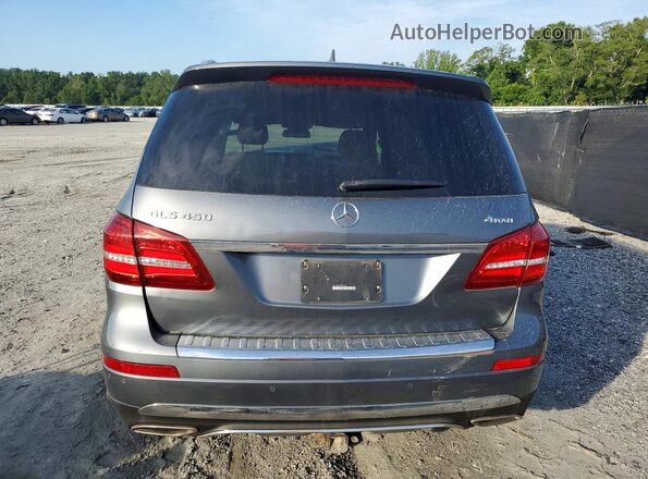 4JGDF6EE1JB056778 2018 MERCEDES-BENZ GLS Gray უკანა ხედი