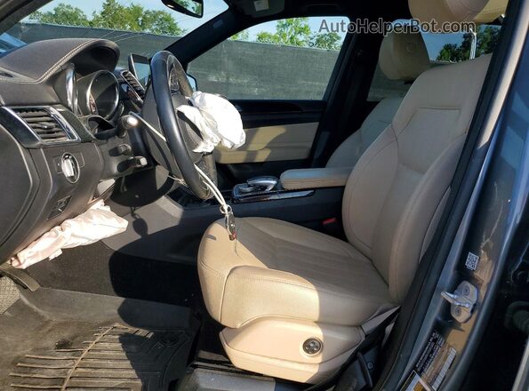 4JGDF6EE1JB056778 2018 MERCEDES-BENZ GLS Gray წინა სალონის ხედი