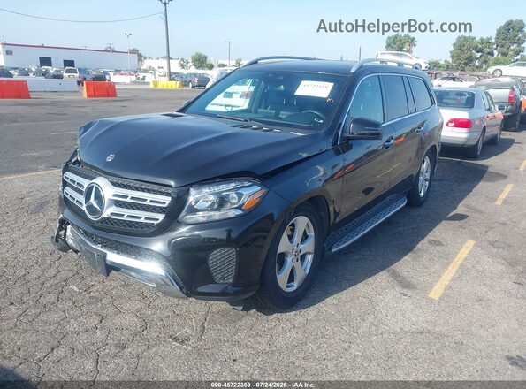 4JGDF6EE1JB110337 2018 MERCEDES-BENZ GLS 450 Black Передня ліва чверть