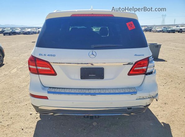 4JGDF6EE1JB171008 2018 MERCEDES-BENZ GLS White Widok z tyłu