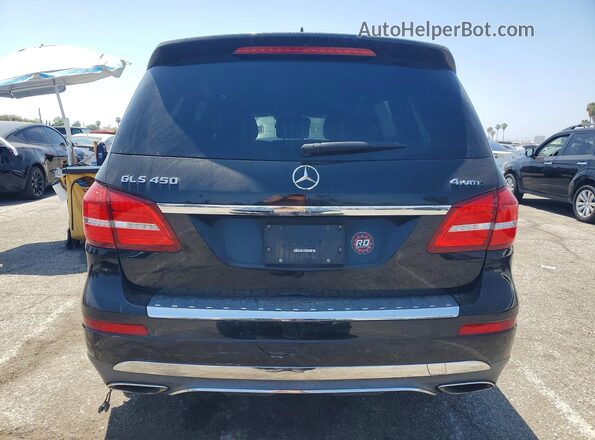 4JGDF6EE1JB172403 2018 MERCEDES-BENZ GLS Черный Вид сзади