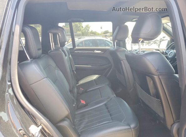 4JGDF6EE1JB172403 2018 MERCEDES-BENZ GLS Черный Вид задней части салона