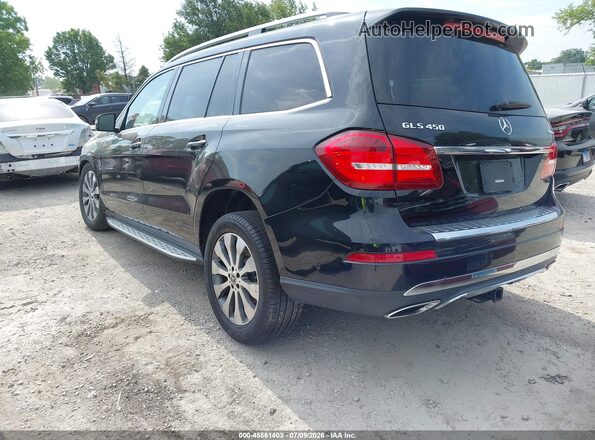 4JGDF6EE1KB227630 2019 MERCEDES-BENZ GLS 450 Черный Задняя левая четверть