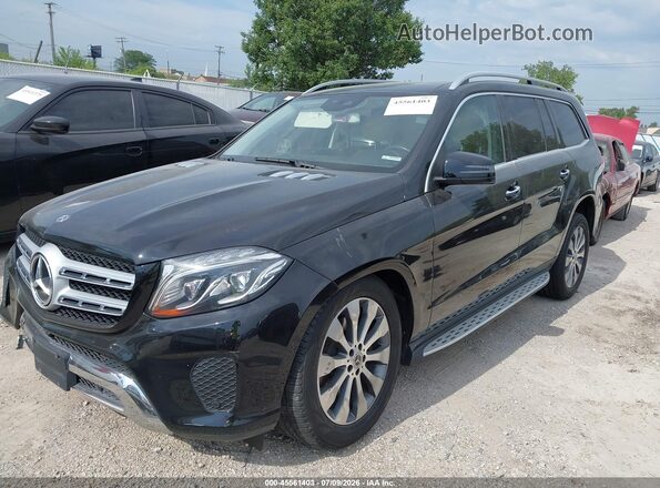 4JGDF6EE1KB227630 2019 MERCEDES-BENZ GLS 450 Черный Передняя левая четверть